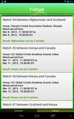 LiveScore android App screenshot 0